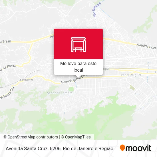 Avenida Santa Cruz, 6206 mapa