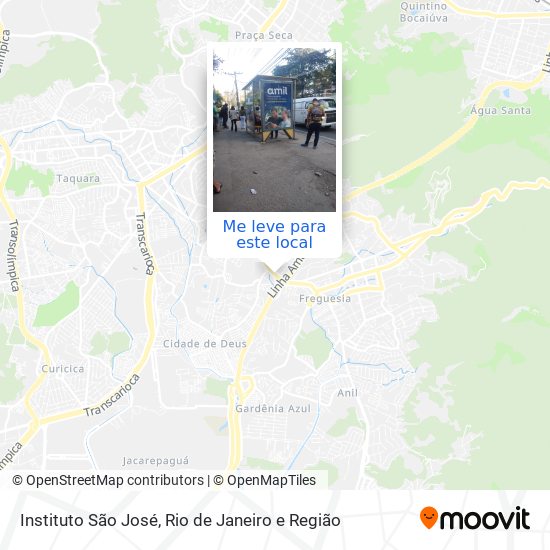 Instituto São José mapa