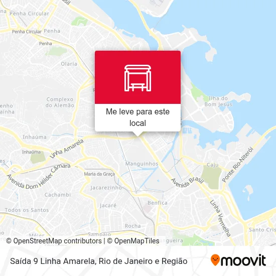 Saída 9 Linha Amarela mapa