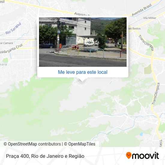 Praça 400 mapa
