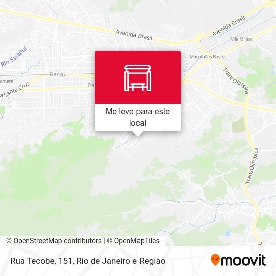 Rua Tecobe, 151 mapa