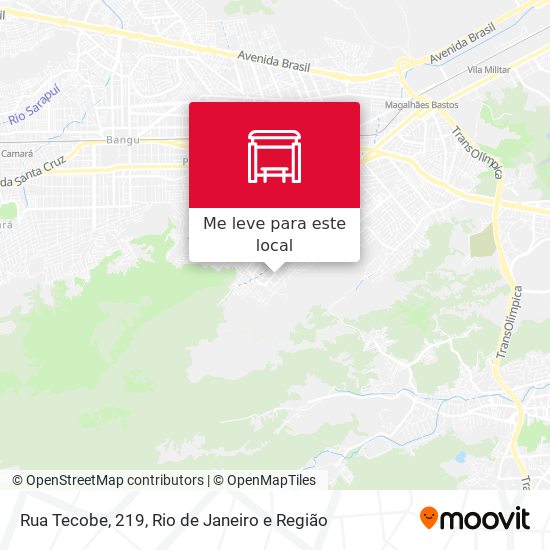 Rua Tecobe, 219 mapa