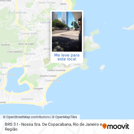 BRS 3 I - Nossa Sra. De Copacabana mapa