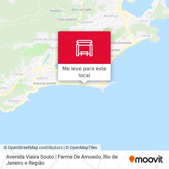 Avenida Vieira Souto | Farme De Amoedo mapa