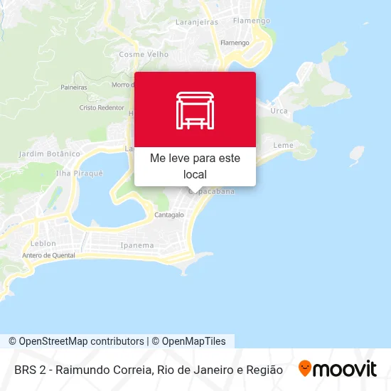 BRS 2 - Raimundo Correia mapa