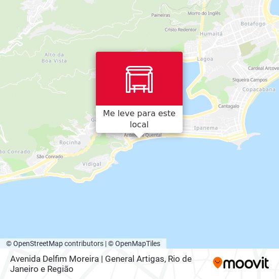 Avenida Delfim Moreira | General Artigas mapa