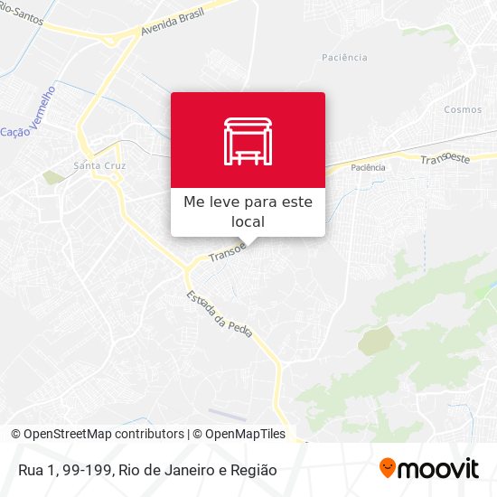 Rua 1, 99-199 mapa
