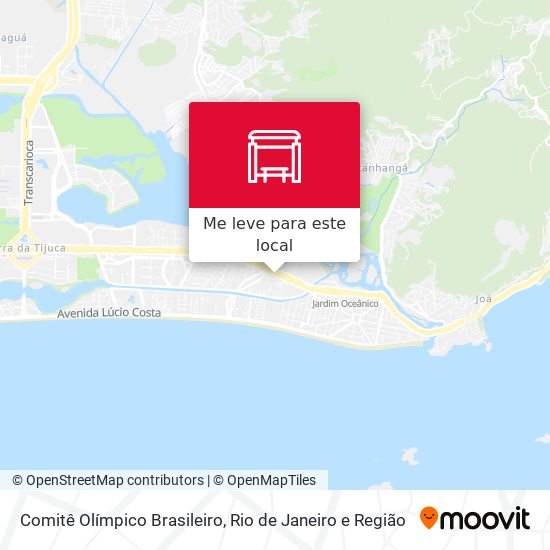 Comitê Olímpico Brasileiro mapa