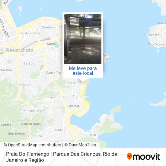 Praia Do Flamengo | Parque Das Crianças mapa