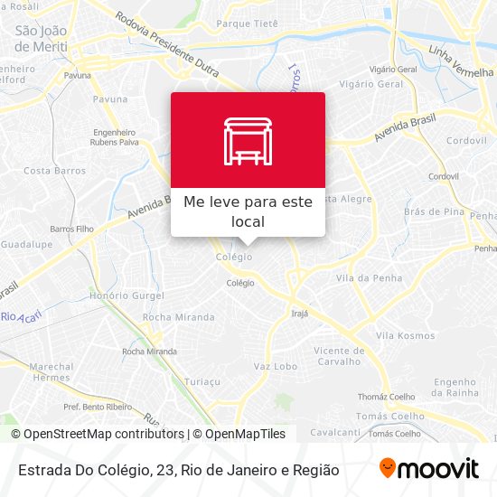 Estrada Do Colégio, 23 mapa