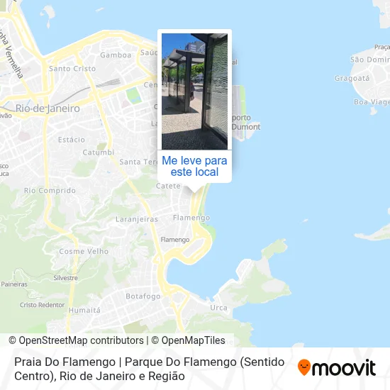 Praia Do Flamengo | Parque Do Flamengo (Sentido Centro) mapa