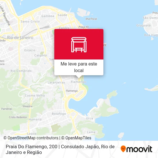 Praia Do Flamengo, 200 | Consulado Japão mapa