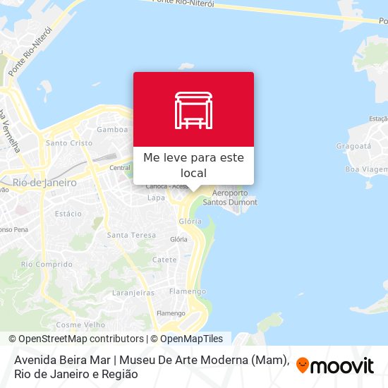 Avenida Beira Mar | Museu De Arte Moderna (Mam) mapa