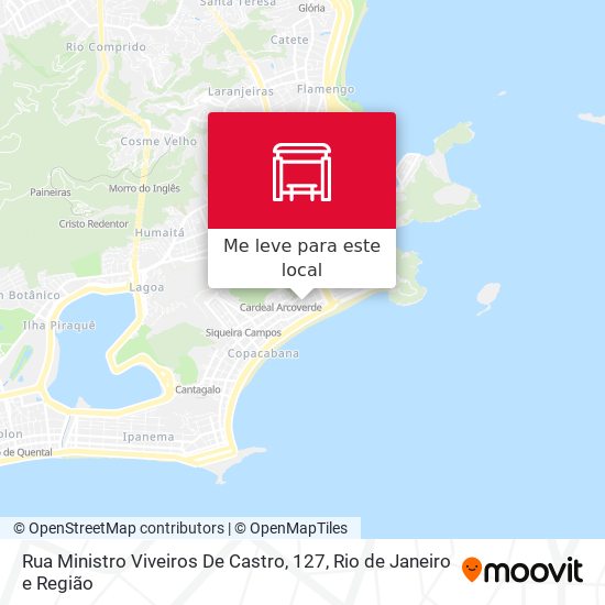 Rua Ministro Viveiros De Castro, 127 mapa