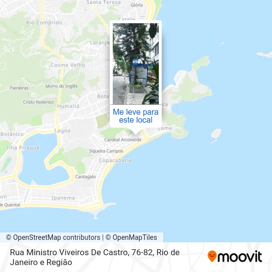 Rua Ministro Viveiros De Castro, 76-82 mapa