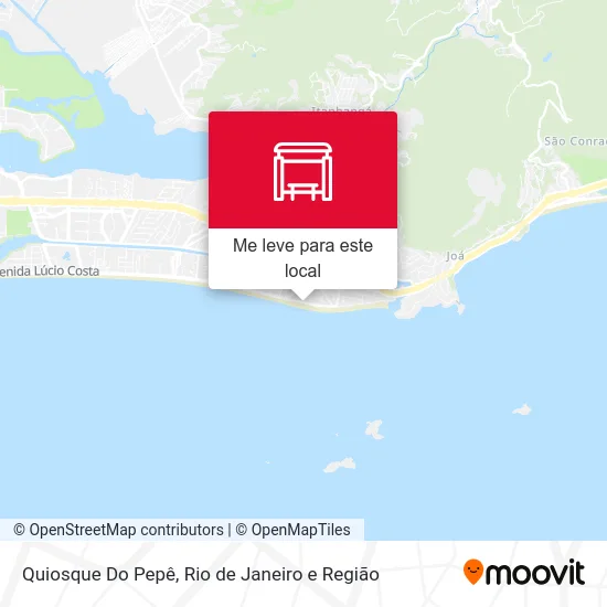 Quiosque Do Pepê mapa