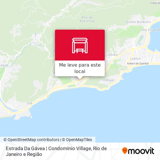 Estrada Da Gávea | Condomínio Village mapa