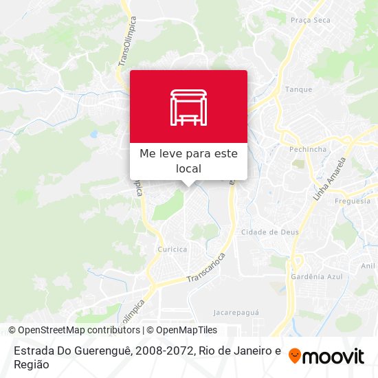 Estrada Do Guerenguê, 2008-2072 mapa
