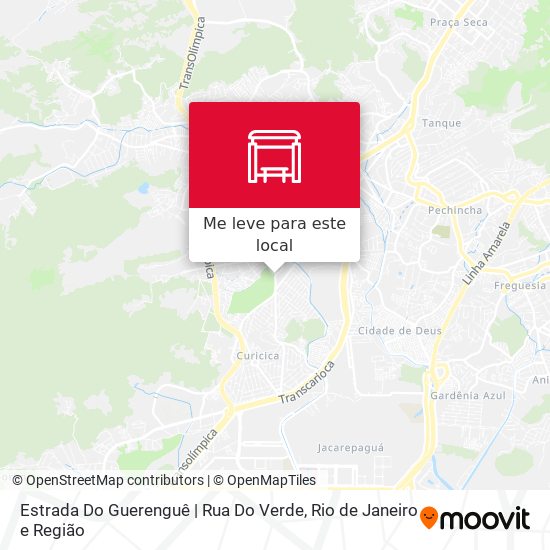 Estrada Do Guerenguê | Rua Do Verde mapa