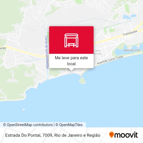 Estrada Do Pontal, 7009 mapa