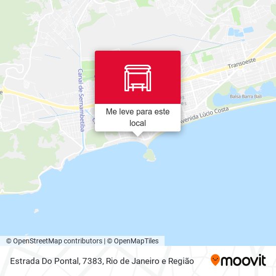 Estrada Do Pontal, 7383 mapa