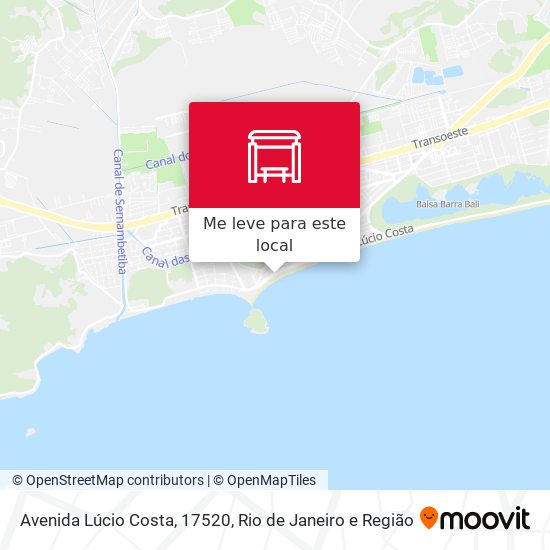 Avenida Lúcio Costa, 17520 mapa