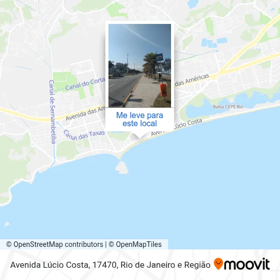 Avenida Lúcio Costa, 17470 mapa