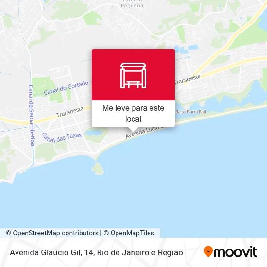 Avenida Glaucio Gil, 14 mapa