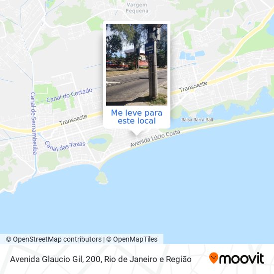 Avenida Glaucio Gil, 200 mapa