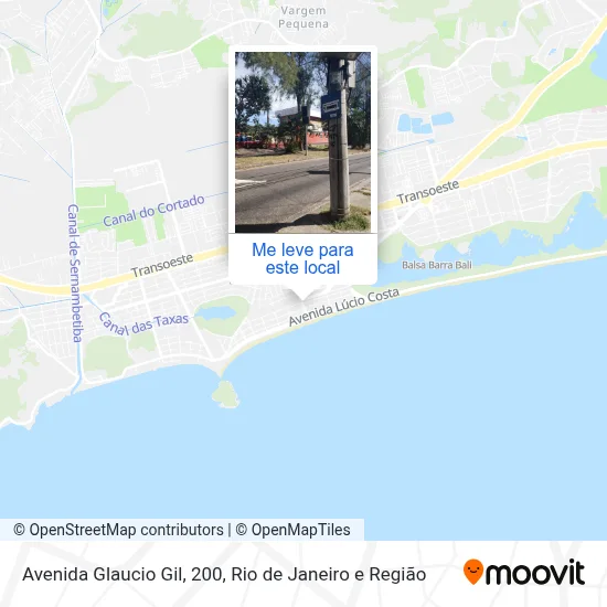 Avenida Glaucio Gil, 200 mapa