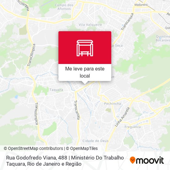 Rua Godofredo Viana, 488 | Ministério Do Trabalho Taquara mapa