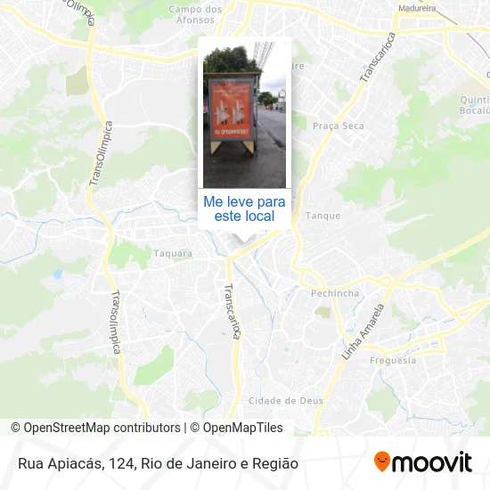 Rua Apiacás, 124 mapa