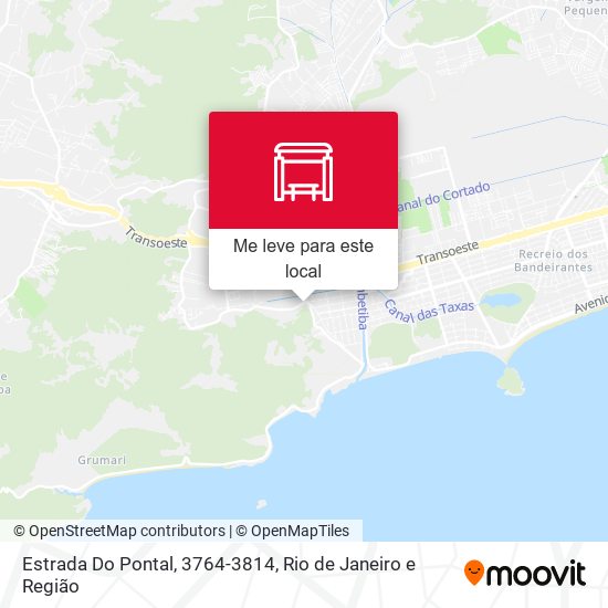 Estrada Do Pontal, 3764-3814 mapa