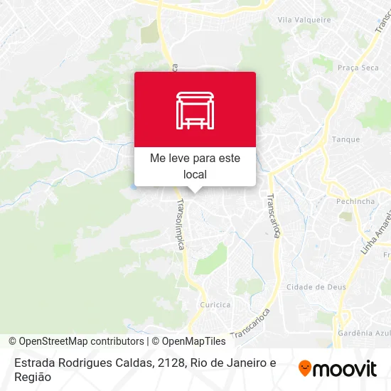 Estrada Rodrigues Caldas, 2128 mapa