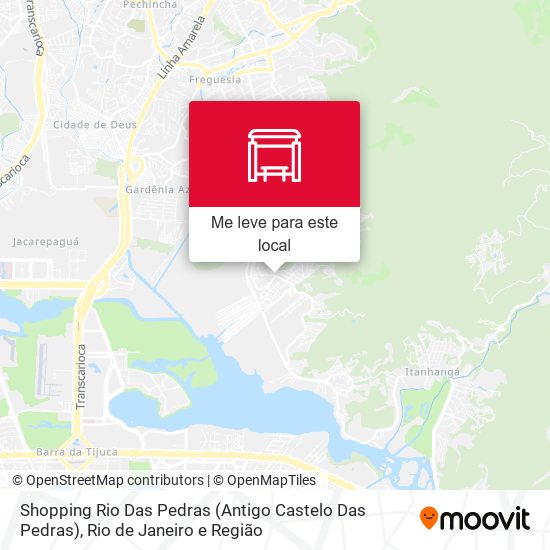 Shopping Rio Das Pedras (Antigo Castelo Das Pedras) mapa