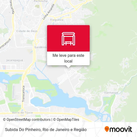 Subida Do Pinheiro mapa