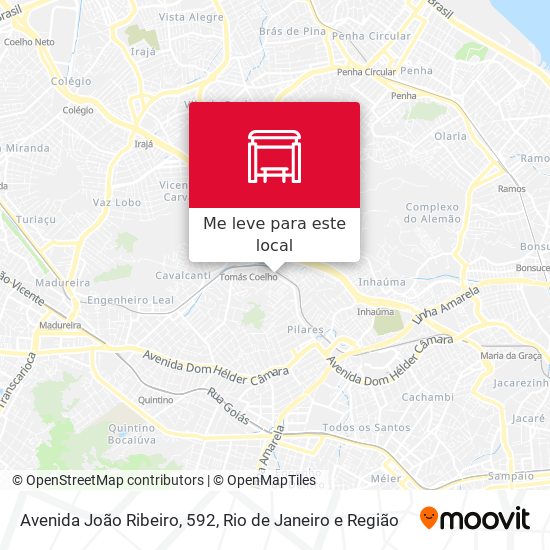 Avenida João Ribeiro, 592 mapa