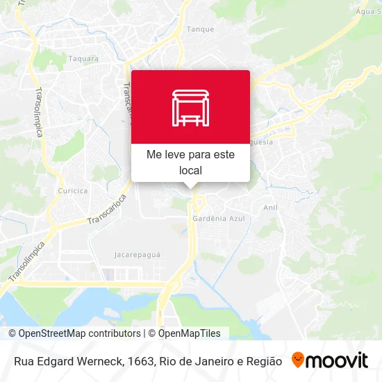 Rua Edgard Werneck, 1663 mapa