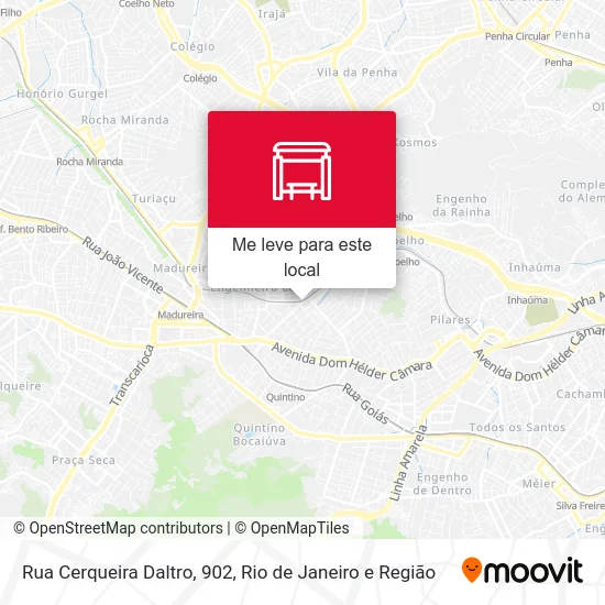 Rua Cerqueira Daltro, 902 mapa