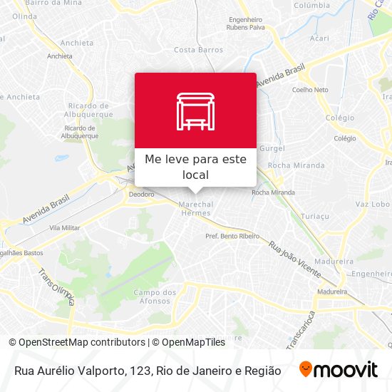 Rua Aurélio Valporto, 123 mapa