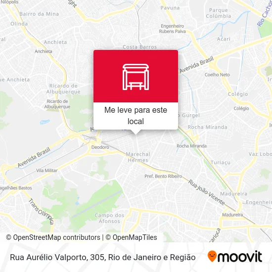 Rua Aurélio Valporto, 305 mapa
