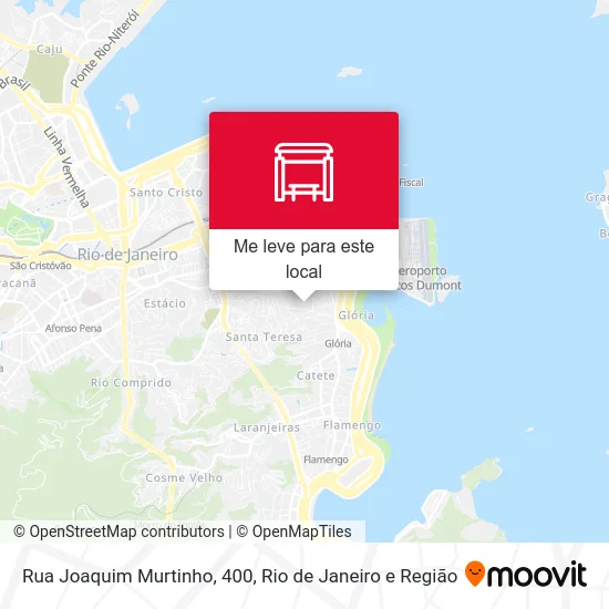 Rua Joaquim Murtinho, 400 mapa