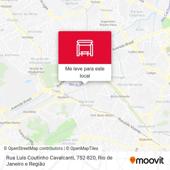 Rua Luís Coutinho Cavalcanti, 752-820 mapa