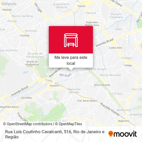 Rua Luís Coutinho Cavalcanti, 516 mapa