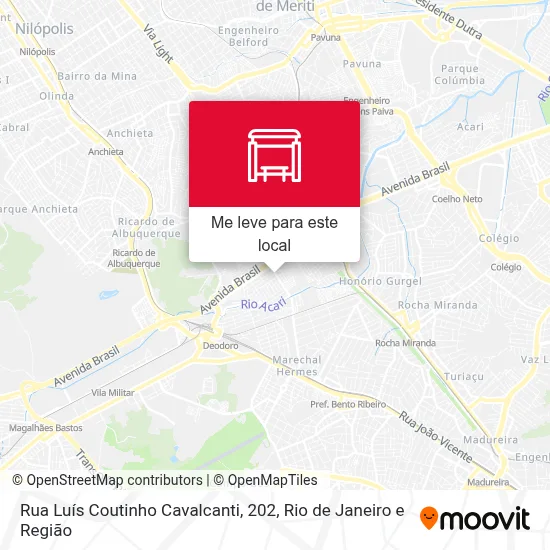 Rua Luís Coutinho Cavalcanti, 202 mapa
