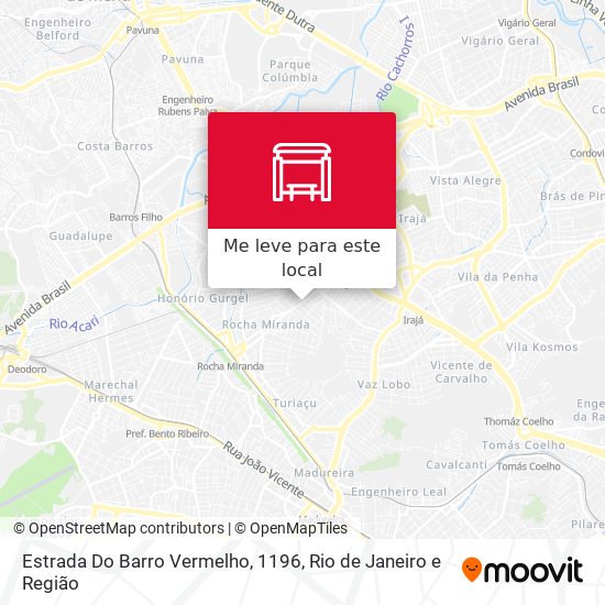 Estrada Do Barro Vermelho, 1196 mapa
