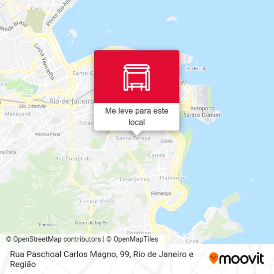 Rua Paschoal Carlos Magno, 99 mapa