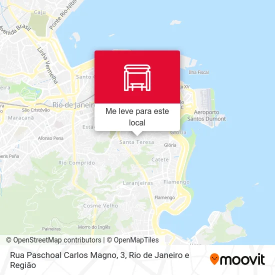 Rua Paschoal Carlos Magno, 3 mapa