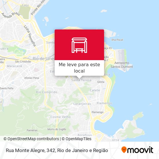 Rua Monte Alegre, 342 mapa