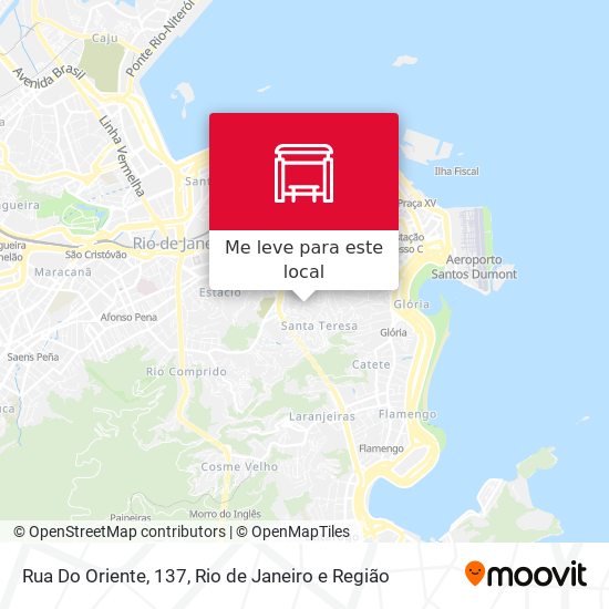 Rua Do Oriente, 137 mapa